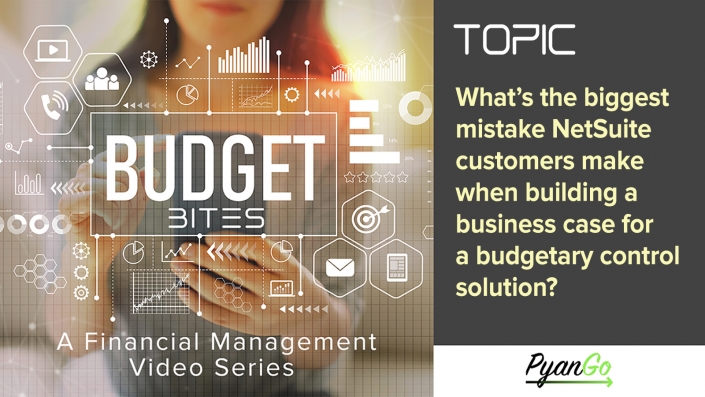 Budget with woman using a smartphone