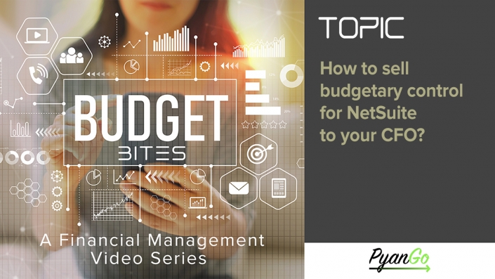 Budget with woman using a smartphone